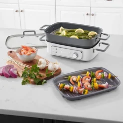 Cuisinart STACK5 Multifunctional Grill With Glass Lid | White 5 Cuisinart STACK5 Multifunctional Grill With Glass Lid | White -Kitchen Supplies 81fjxxq1o6l. ac sl1500 copy