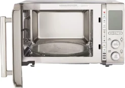 Breville The Smooth Wave Countertop Microwave Oven | Brushed Stainless Steel -Kitchen Supplies 81nxhdxqi2l. ac sl1500
