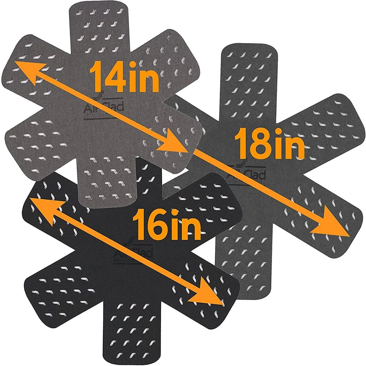 All-Clad Cookware Protectors (3-pack) | Black Pewter 2 All-Clad Cookware Protectors (3-pack) | Black Pewter - Image 2