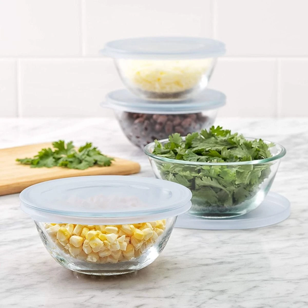 OXO 8-Piece Glass Prep Bowls 5 OXO 8-Piece Glass Prep Bowls - Image 5