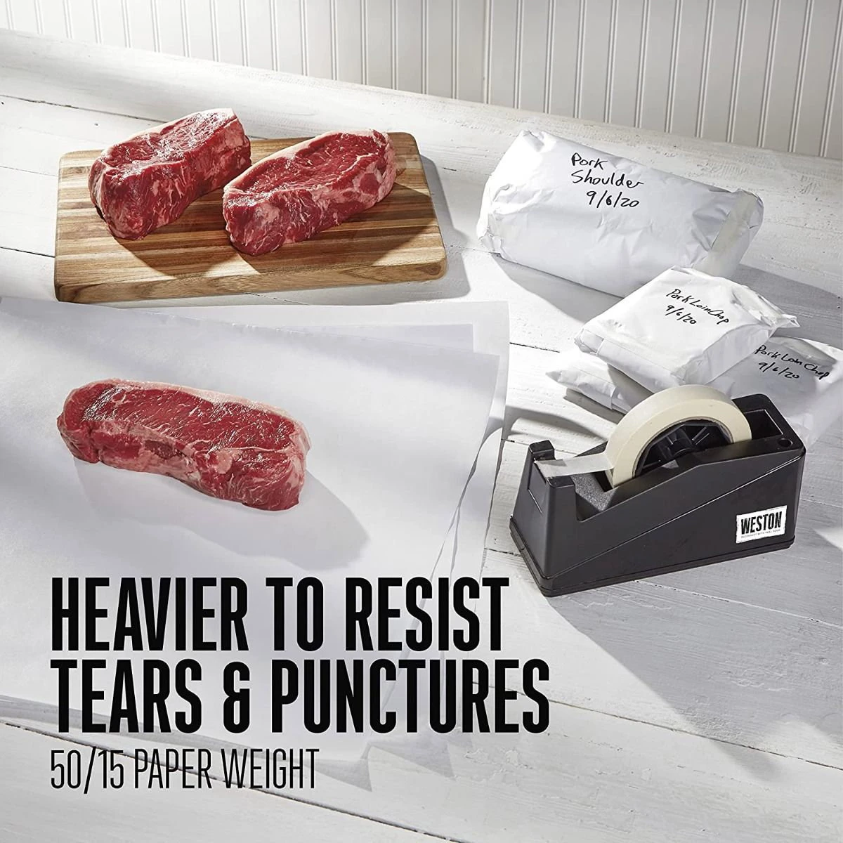 Weston Heavy Duty Freezer Paper | 15" X 150' Roll 3 Weston Heavy Duty Freezer Paper | 15" X 150' Roll - Image 3