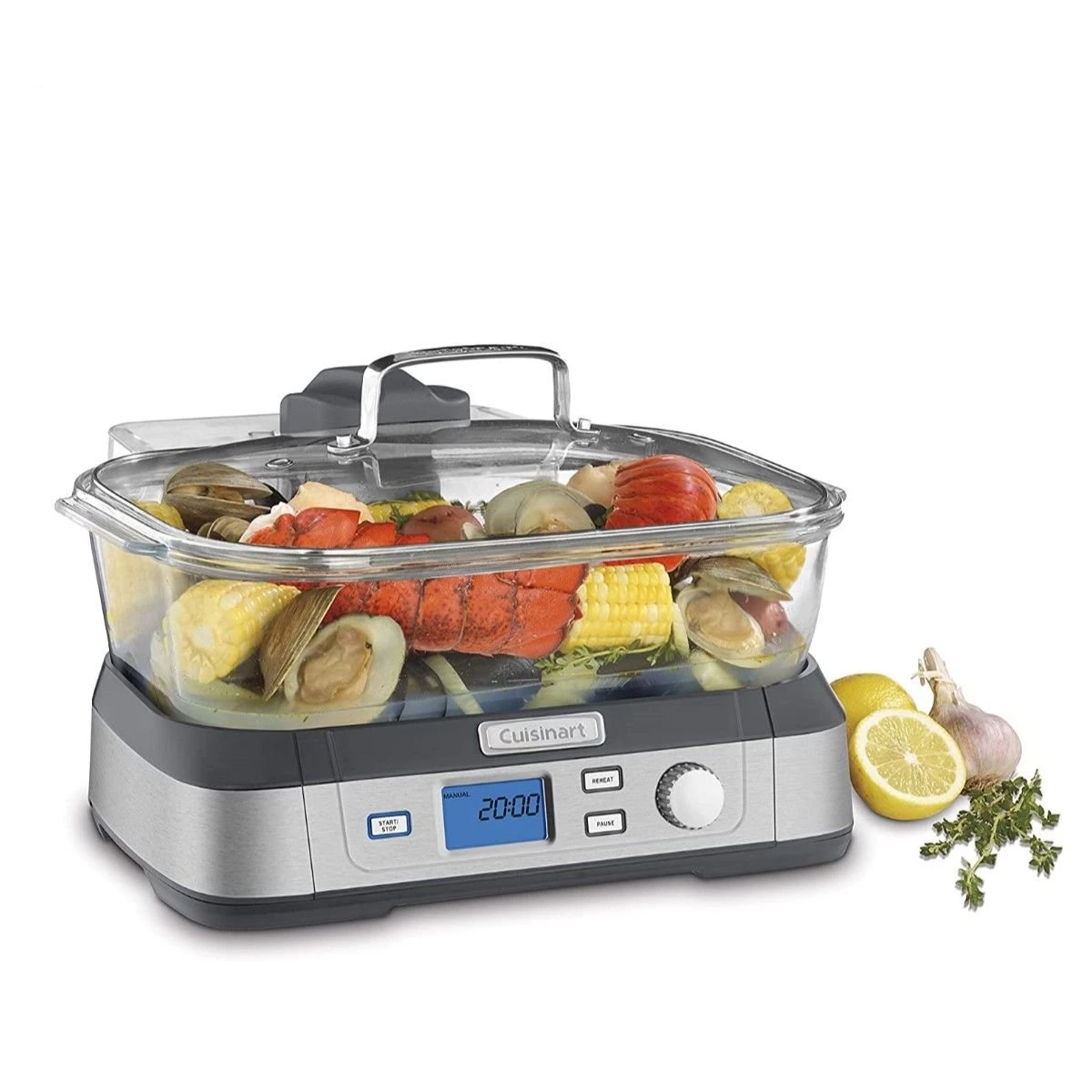 Cuisinart CookFresh™ Digital Glass Steamer | Stainless Steel 3 Cuisinart CookFresh™ Digital Glass Steamer | Stainless Steel - Image 3