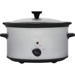 Nesco 6-Quart Slow Cooker | Stainless Steel