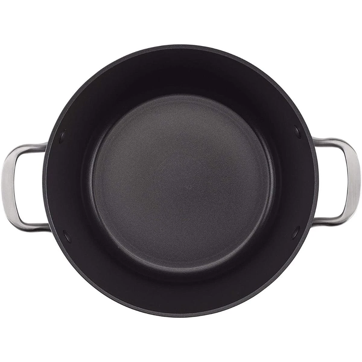 KitchenAid Nonstick Hard Anodized Induction Stockpot With Lid | 8 Qt. 4 KitchenAid Nonstick Hard Anodized Induction Stockpot With Lid | 8 Qt. - Image 4