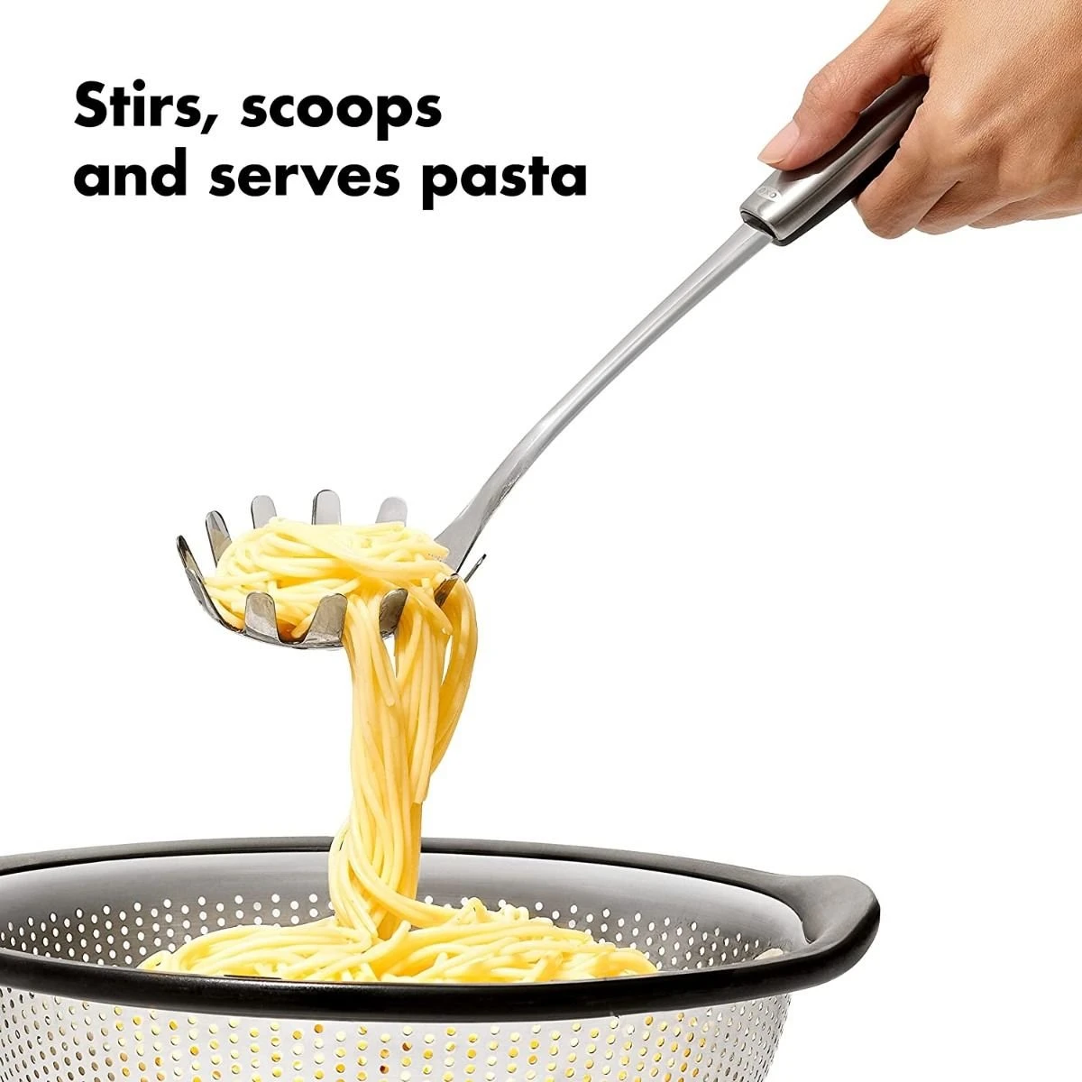 OXO Steel Spaghetti Server 3 OXO Steel Spaghetti Server - Image 3