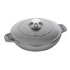 Staub 24 Oz Round Covered Braiser | Graphite Grey