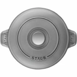 Staub 24 Oz Round Covered Braiser | Graphite Grey 6 Staub 24 Oz Round Covered Braiser | Graphite Grey -Kitchen Supplies 872078003746 4