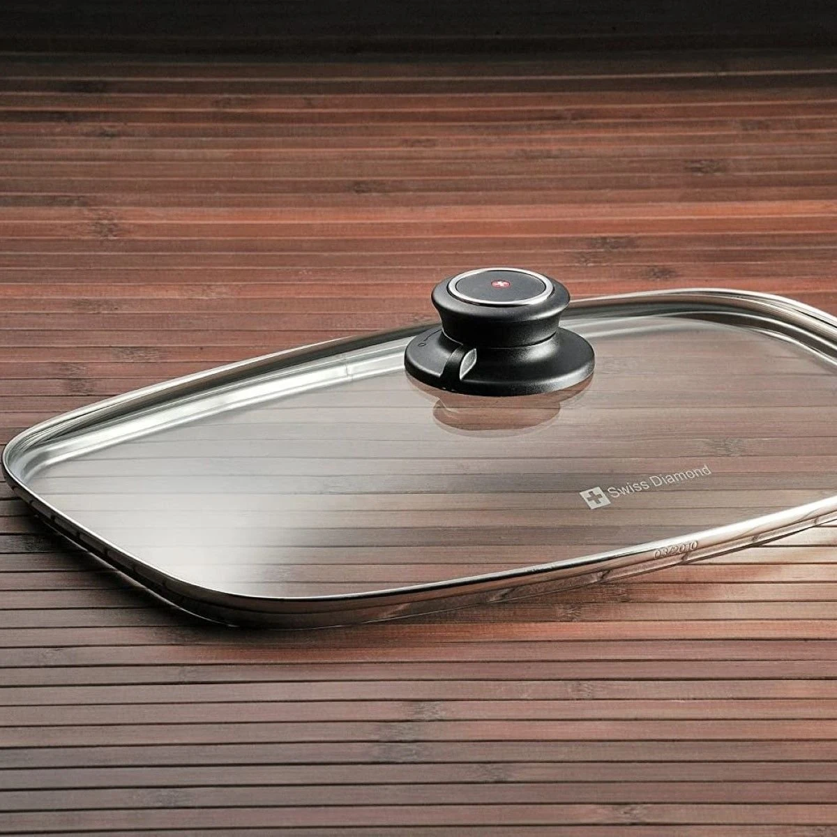 Swiss Diamond | Tempered Glass Roaster Lid 2 Swiss Diamond | Tempered Glass Roaster Lid - Image 2