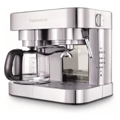 Espressione Combination Espresso Machine & 10-Cup Drip Coffee Maker | Stainless Steel
