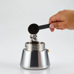 BonJour 9oz Stovetop Espresso Maker | Stainless Steel -Kitchen Supplies 9oz2