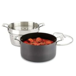 All-Clad Essentials Nonstick Hard Anodized Multipot -Kitchen Supplies all clad essentials nonstick multipot 1 54474.1601384463