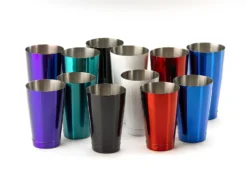 Mercer Barfly 18oz Shaker/Tin | Blue -Kitchen Supplies another lifestyle of shakers 1