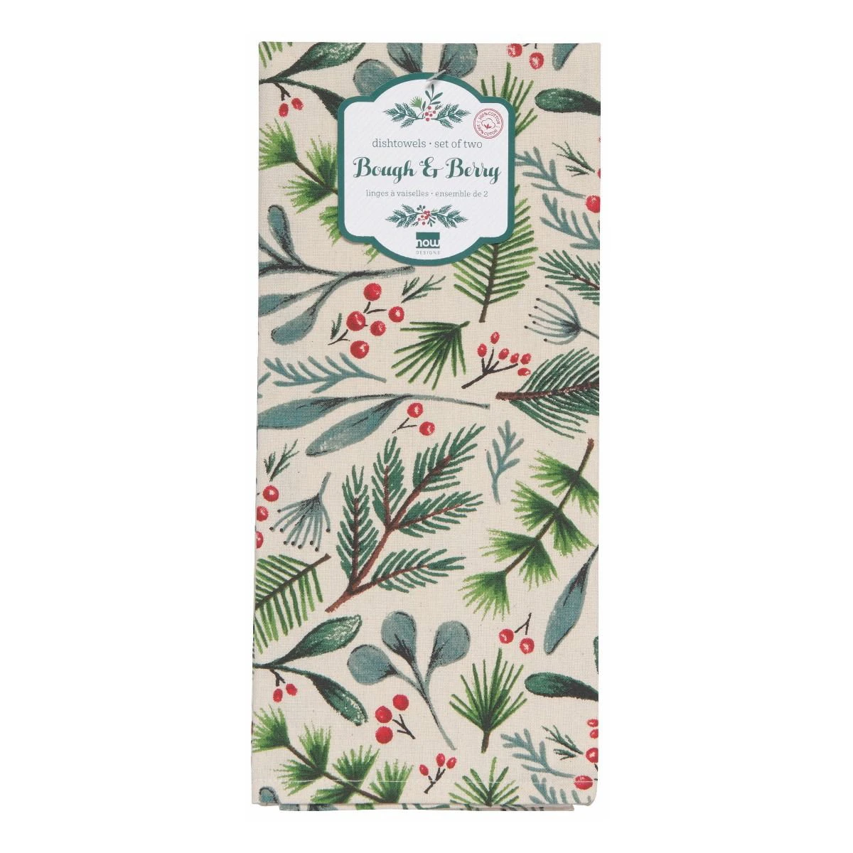 Now Designs By Danica 18" X 28" Printed Dishtowels (Set Of 2) | Bough & Berry 4 Now Designs By Danica 18" X 28" Printed Dishtowels (Set Of 2) | Bough & Berry - Image 4