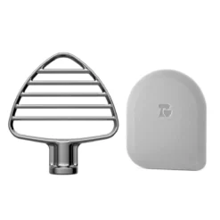 KitchenAid Stainless Steel Stand Mixer Tools (4-Piece Set) | Fits 4.5-Quart & 5-Quart KitchenAid Artisan Tilt-Head Stand Mixers 5 KitchenAid Stainless Steel Stand Mixer Tools (4-Piece Set) | Fits 4.5-Quart & 5-Quart KitchenAid Artisan Tilt-Head Stand Mixers -Kitchen Supplies beater and scraper 2