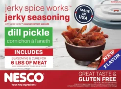 NESCO Jerky Seasoning | Dill Pickle (3 Pack)
