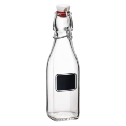Bormioli Rocco 8.5oz Swing Top Bottle W/ Chalkboard Label