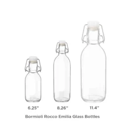 Bormioli Rocco 17oz Emilia Glass Bottle 6 Bormioli Rocco 17oz Emilia Glass Bottle -Kitchen Supplies bormioli rocco emilia glass bottles height v2 1