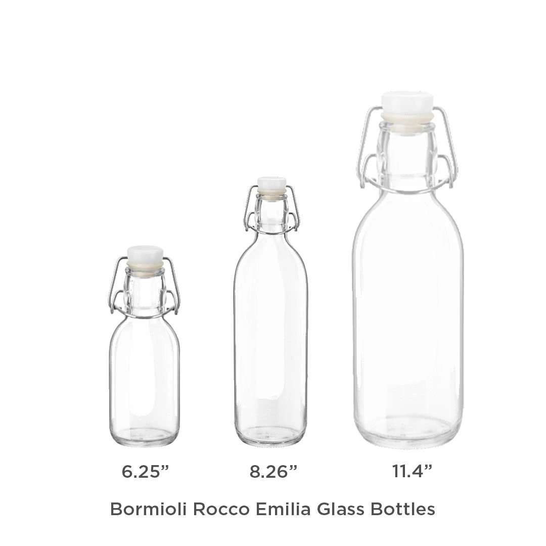 Bormioli Rocco 17oz Emilia Glass Bottle 3 Bormioli Rocco 17oz Emilia Glass Bottle - Image 3