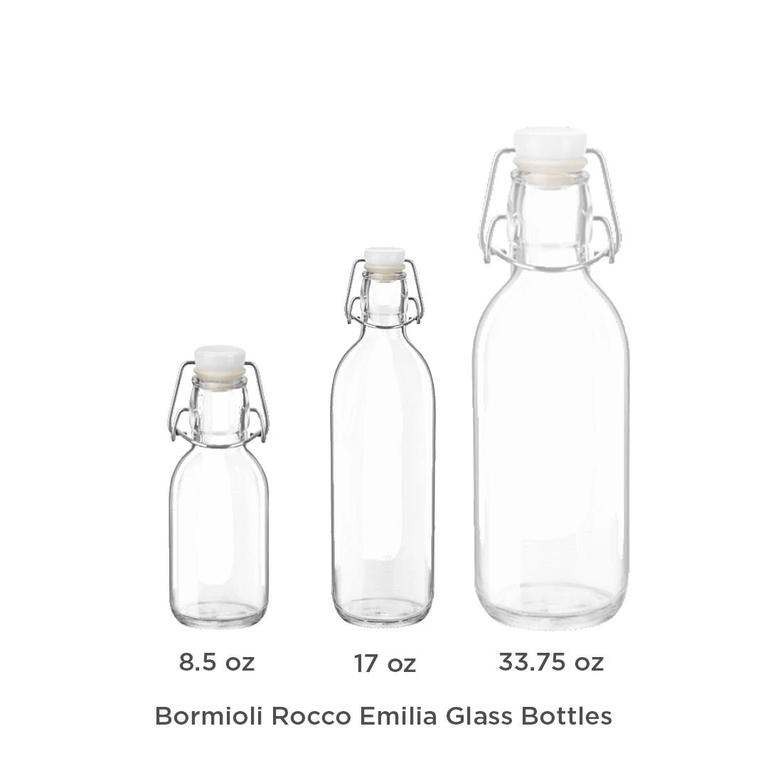 Bormioli Rocco 17oz Emilia Glass Bottle 2 Bormioli Rocco 17oz Emilia Glass Bottle - Image 2