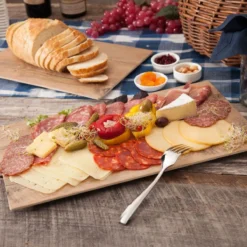 Fortessa Melamine Wood Rectangular Tray | 14" X 10" 6 Fortessa Melamine Wood Rectangular Tray | 14" X 10" -Kitchen Supplies both 2