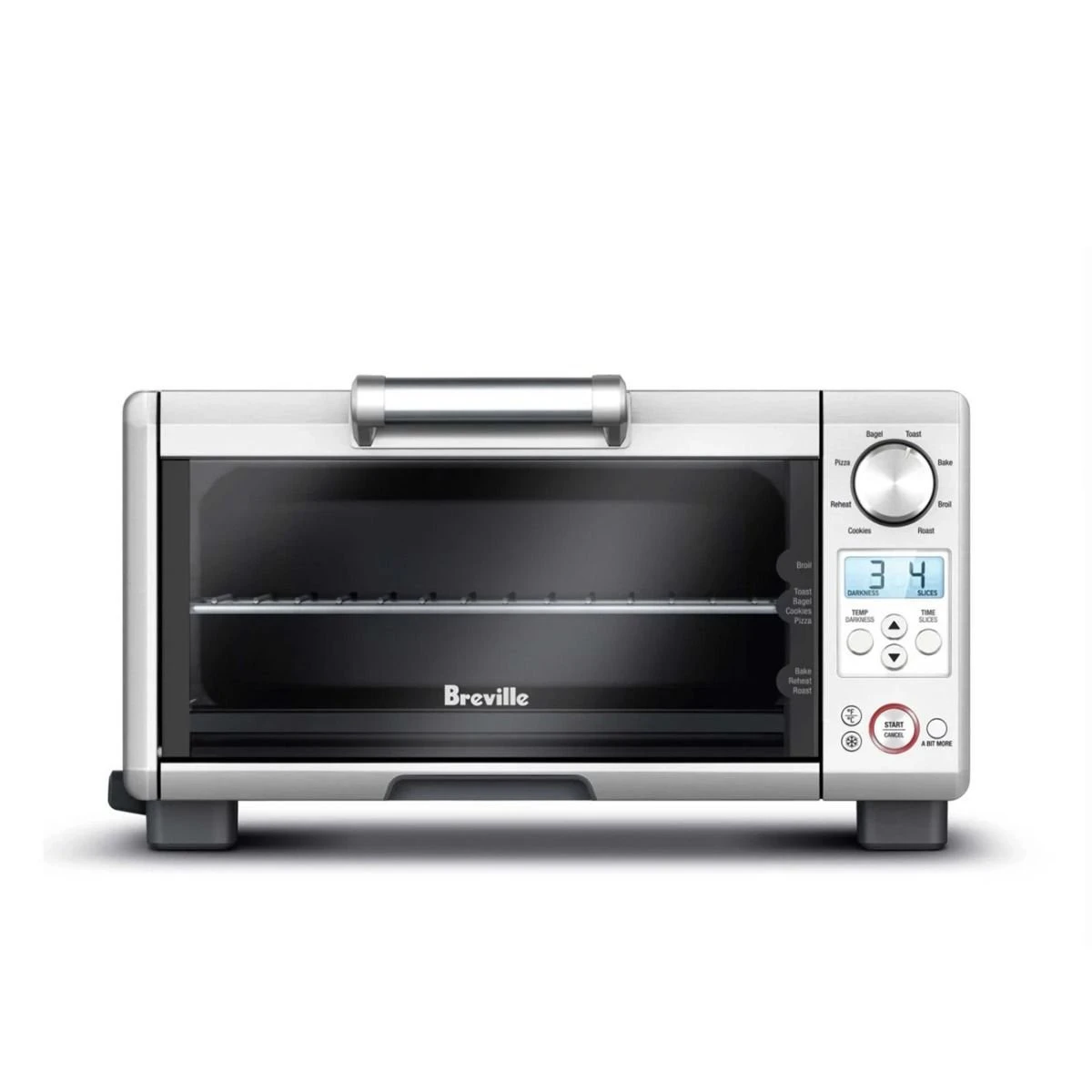Breville The Mini Smart Oven With Element IQ Countertop Toaster Oven | Brushed Stainless Steel 1 Breville The Mini Smart Oven With Element IQ Countertop Toaster Oven | Brushed Stainless Steel