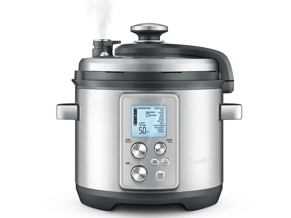 Breville The Fast Slow Pro 6 Qt. Slow Cooker | Brushed Stainless Steel 1 Breville The Fast Slow Pro 6 Qt. Slow Cooker | Brushed Stainless Steel
