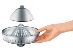 Breville The Citrus Press Motorized Juicer | Silver -Kitchen Supplies breville manual citrus press pro silver bcp600sil 02