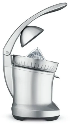 Breville The Citrus Press Motorized Juicer | Silver -Kitchen Supplies breville manual citrus press pro silver bcp600sil 06