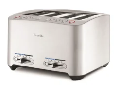 Breville Die-Cast 4-Slice Smart Toaster | Brushed Stainless Steel