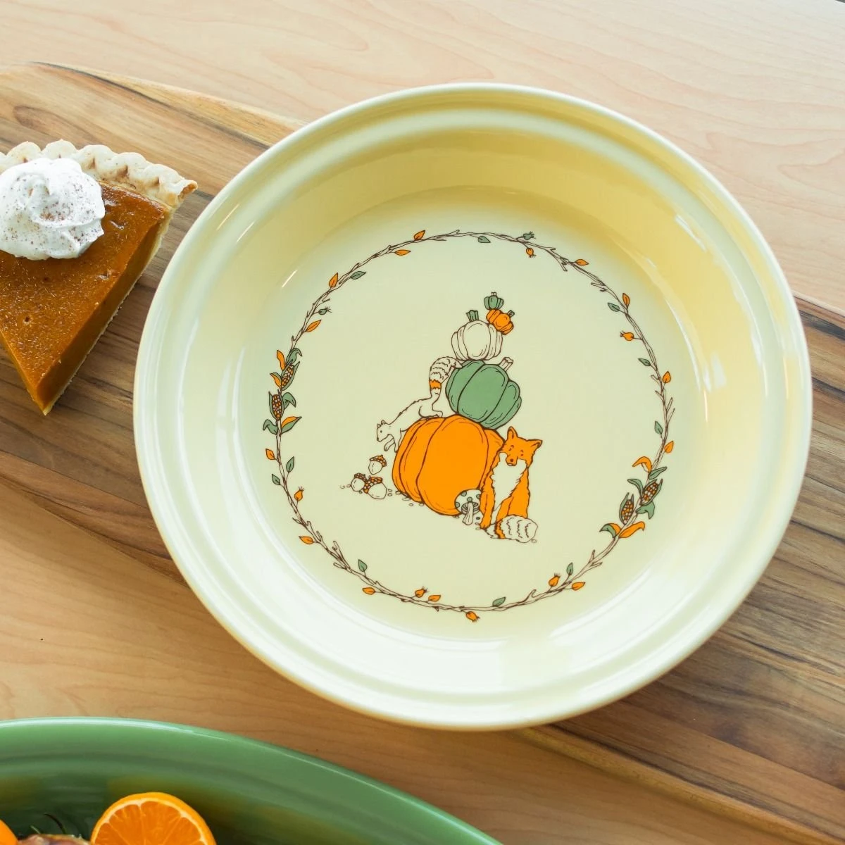Fiesta® Pumpkin Pie Set For 8 | Fall Forest 3 Fiesta® Pumpkin Pie Set For 8 | Fall Forest - Image 3