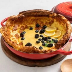 Le Creuset 3.5 Qt. Signature Enameled Cast Iron Braiser With Stainless Steel Knob | Cerise/Cherry Red 14 Le Creuset 3.5 Qt. Signature Enameled Cast Iron Braiser With Stainless Steel Knob | Cerise/Cherry Red -Kitchen Supplies cer2