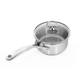 Chantal 21 Steel Induction Saucepan W/ Glass Lid - 1 Quart