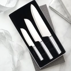 Rada Cutlery 3-Piece Chef's Select Gift Set | Silver -Kitchen Supplies chef select gift set s57 a 5000x