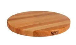 John Boos - 18" Round Cutting Board - Edge Grain – Cherry