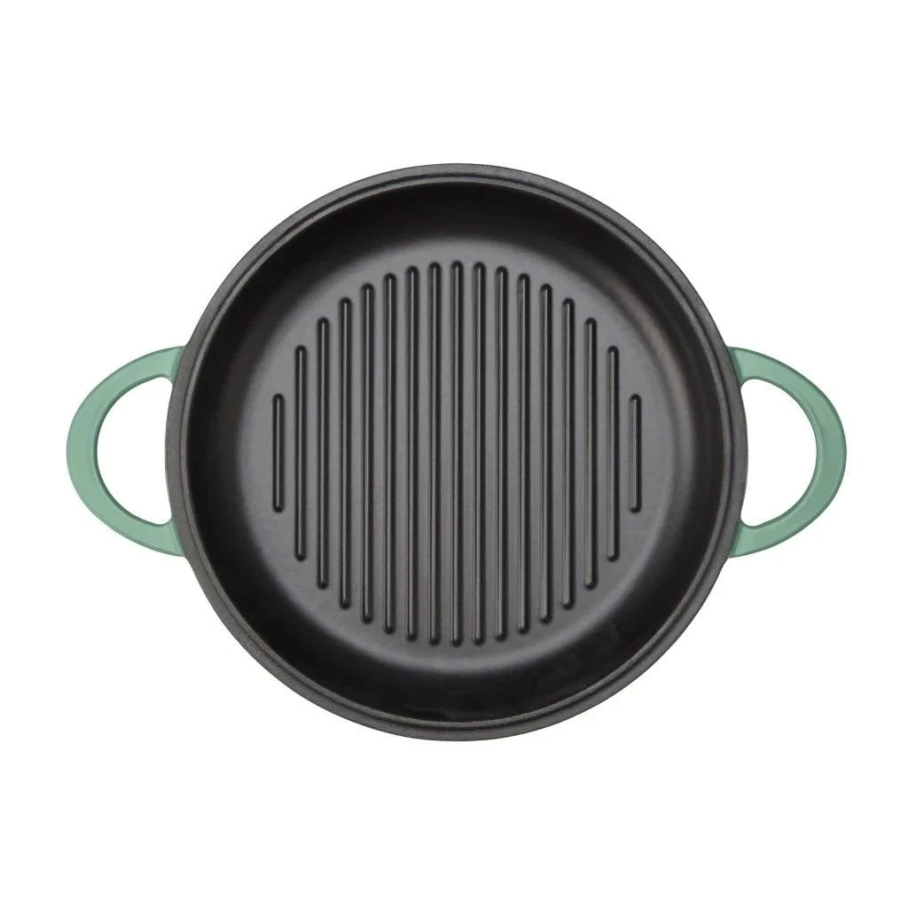 Cuisinart Chef's Classic Enameled Cast Iron 2-in-1 Multipurpose Set | Sage Green 5 Cuisinart Chef's Classic Enameled Cast Iron 2-in-1 Multipurpose Set | Sage Green - Image 5