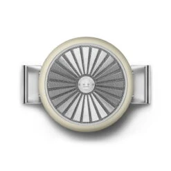 SMEG 8 Qt. Nonstick Casserole Dish With Lid | Cream -Kitchen Supplies ckfc2611crm 6