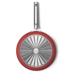 SMEG 12" Nonstick Fry Pan | Red -Kitchen Supplies ckff3001rdm 6
