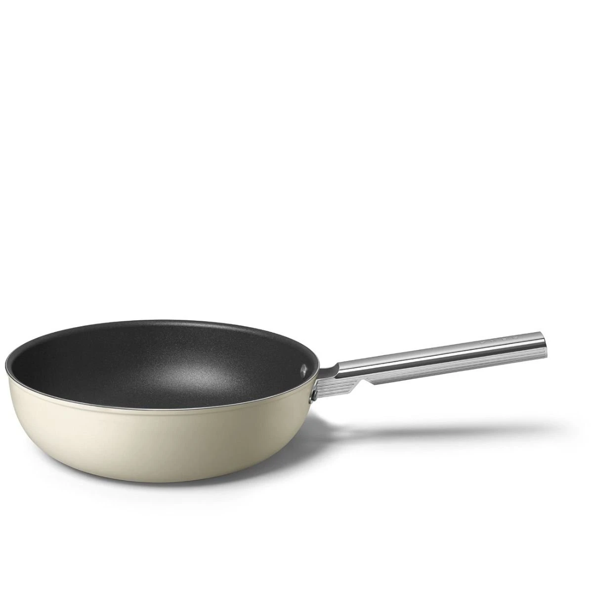 SMEG 12" Nonstick Wok | Cream 3 SMEG 12" Nonstick Wok | Cream - Image 3