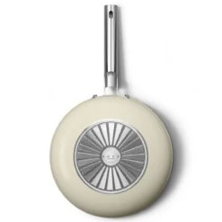 SMEG 12" Nonstick Wok | Cream 7 SMEG 12" Nonstick Wok | Cream -Kitchen Supplies ckfw3001crm 6