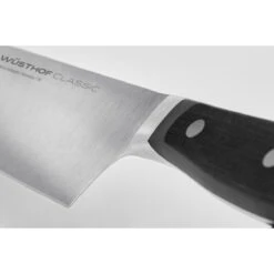 Wusthof Classic 5" Santoku Knife | Hollow Edge 8 Wusthof Classic 5" Santoku Knife | Hollow Edge -Kitchen Supplies classic half bolster detail
