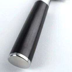 Shun Classic 7" Hollow Ground Santoku Knife -Kitchen Supplies classic handle large detail 2