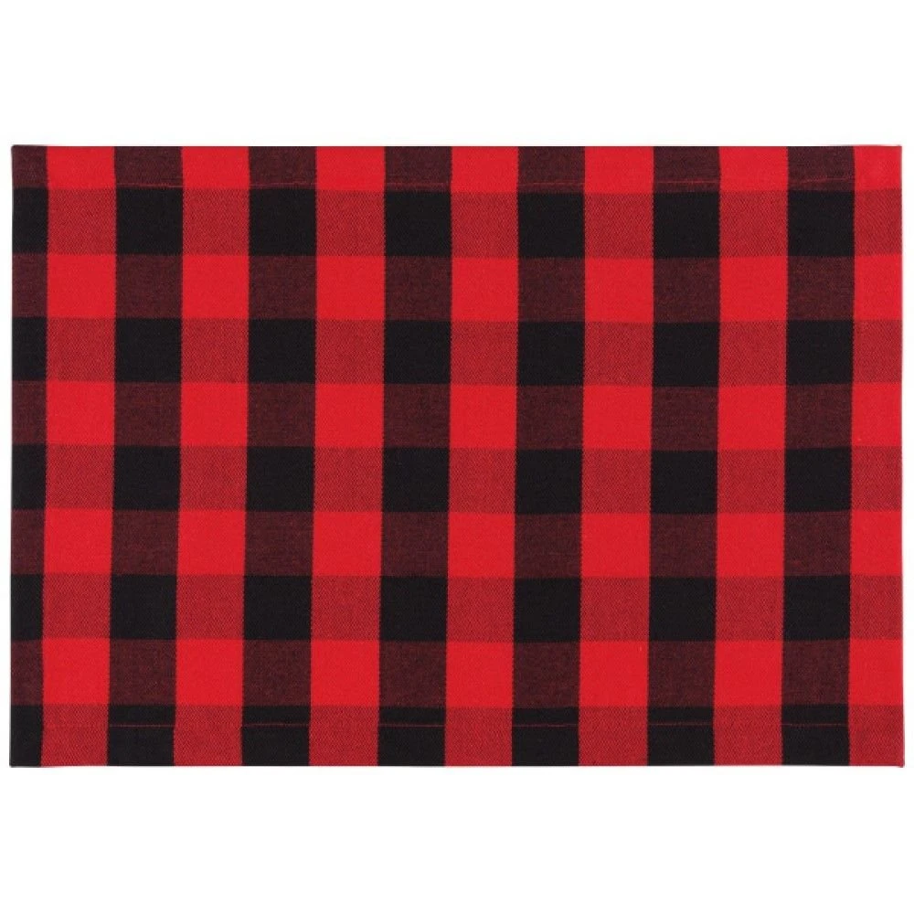 Now Designs By Danica Second Spin 13" X 20" Placemats (Set Of 4) | Buffalo Check 1 Now Designs By Danica Second Spin 13" X 20" Placemats (Set Of 4) | Buffalo Check