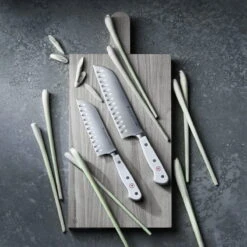 Wusthof Classic White 7" Santoku Knife | Hollow Edge 7 Wusthof Classic White 7" Santoku Knife | Hollow Edge -Kitchen Supplies clw mood top 04