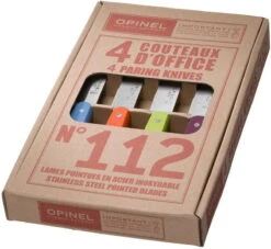 Opinel Colored Paring Knives - Set Of 4 -Kitchen Supplies coffret 112 acidules1200 800x