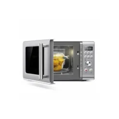 Breville The Compact Wave Soft Close Countertop Compact Microwave Oven | Silver