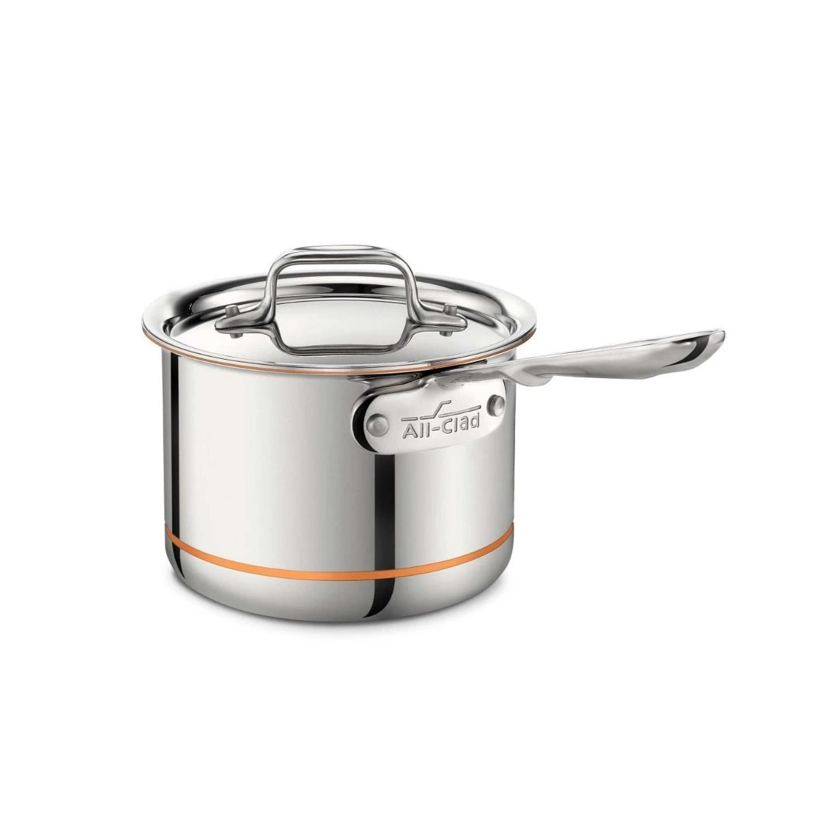 All-Clad Copper Core 5-Ply Bonded Stainless Steel Saucepan | 2 Qt. 1 All-Clad Copper Core 5-Ply Bonded Stainless Steel Saucepan | 2 Qt.