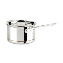 All-Clad Copper Core 5-Ply Bonded Stainless Steel Saucepan | 4 Qt.