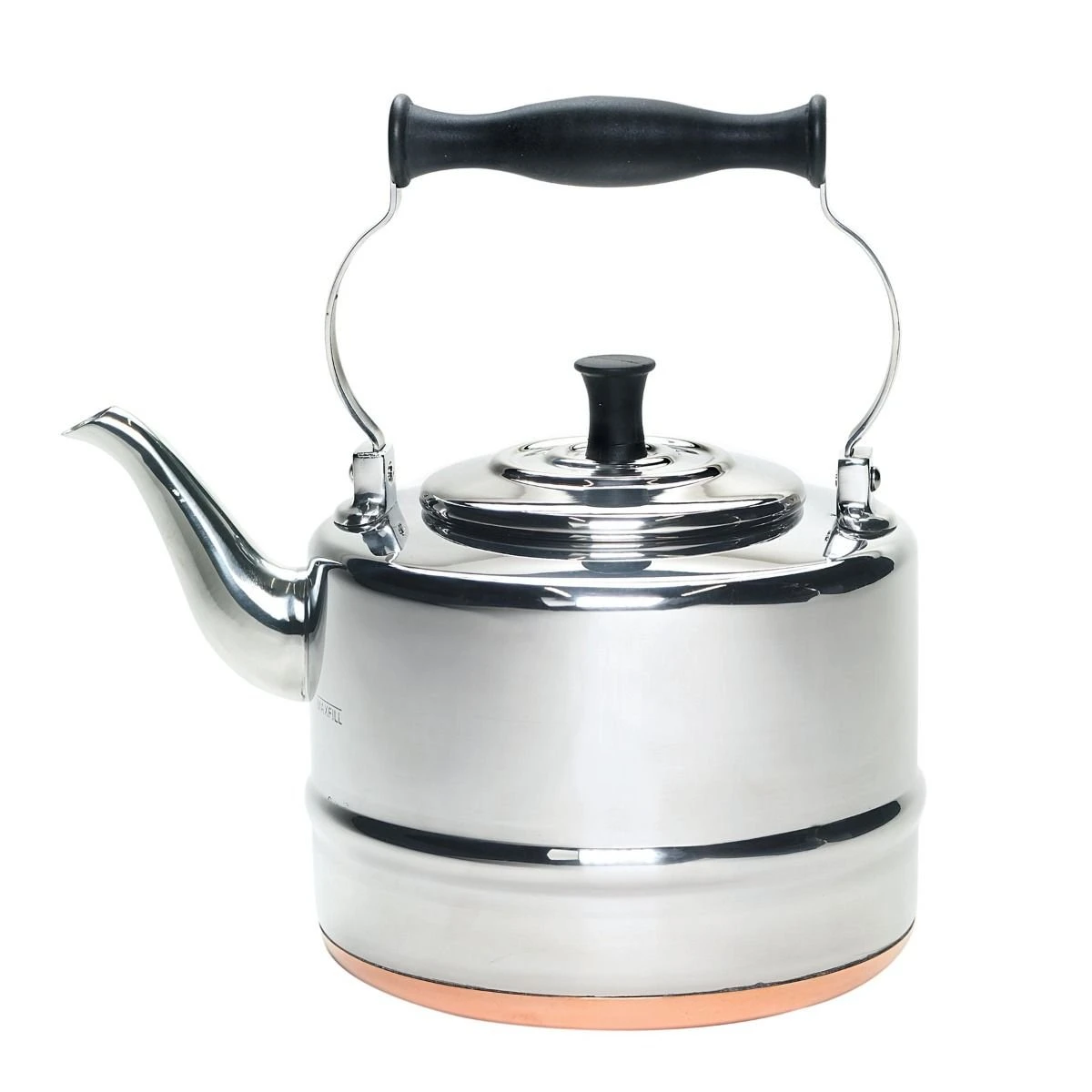 BonJour 2 Qt. Gooseneck Tea Kettle | Stainless Steel With Copper Base 1 BonJour 2 Qt. Gooseneck Tea Kettle | Stainless Steel With Copper Base
