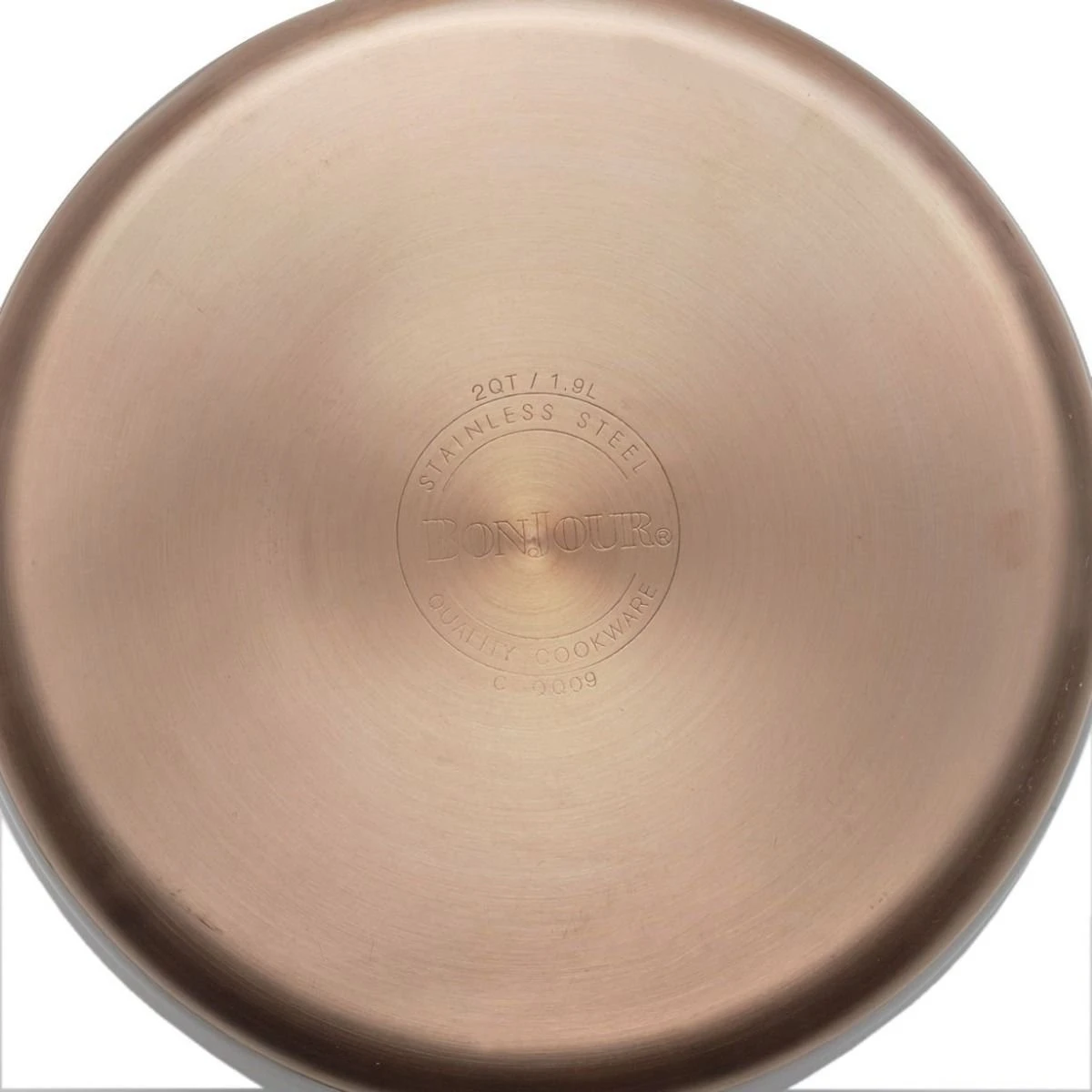 BonJour 2 Qt. Gooseneck Tea Kettle | Stainless Steel With Copper Base 4 BonJour 2 Qt. Gooseneck Tea Kettle | Stainless Steel With Copper Base - Image 4