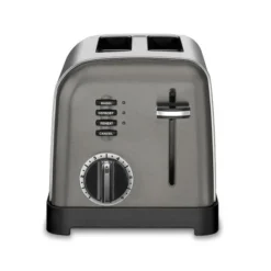 Cuisinart 2 Slice Classic Metal Toaster | Black & Brushed Stainless Steel
